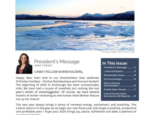 2024-2025 Shareholder Newsletter – Winter Edition
